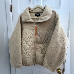 Ralph Lauren RLX Women's Cream Fleece Jacket